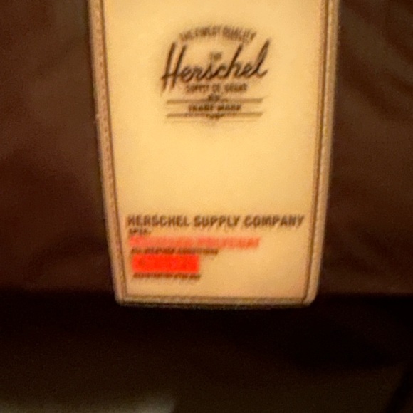 HERSCHEL SUPPLY CO. Heritage Weather Resistant Steel Blue Duffle Bag 37 Liter - Picture 10 of 14